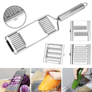 Cortador Multifuncional de Verduras 4 en 1 de Acero Inoxidable